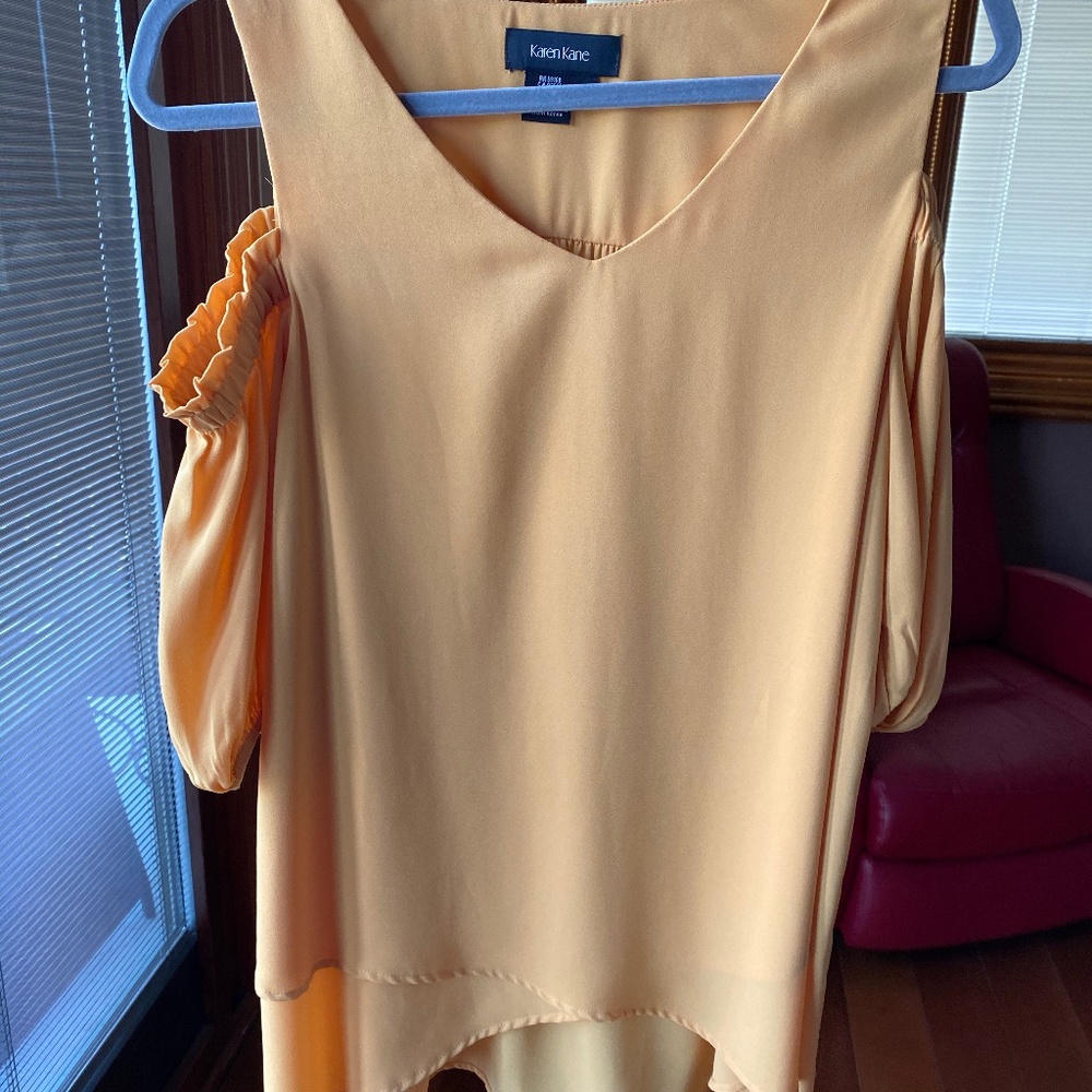 Yellow Karen Kane Ladies Blouse